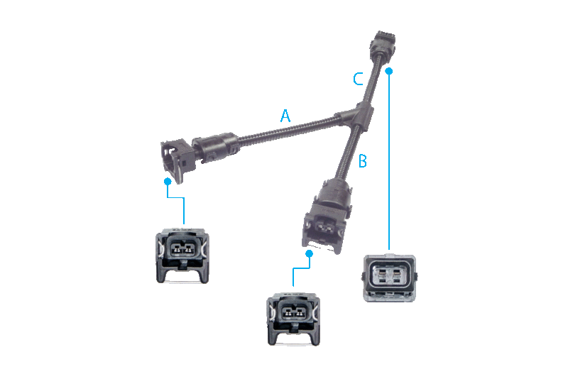 2-pin Y extension cable JPT
