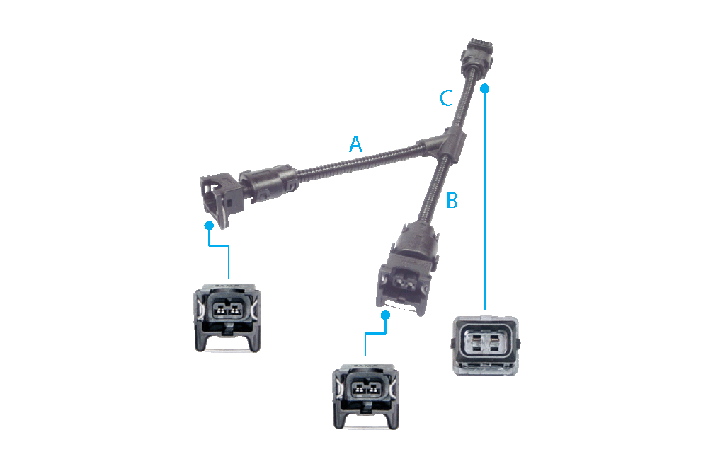 2-pin Y extension cable JPT