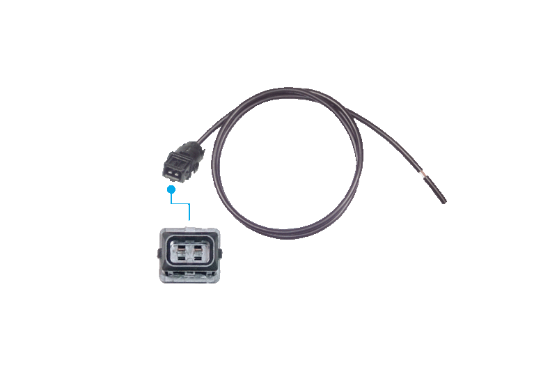 2-pin connecting cable JPT with pin housing
