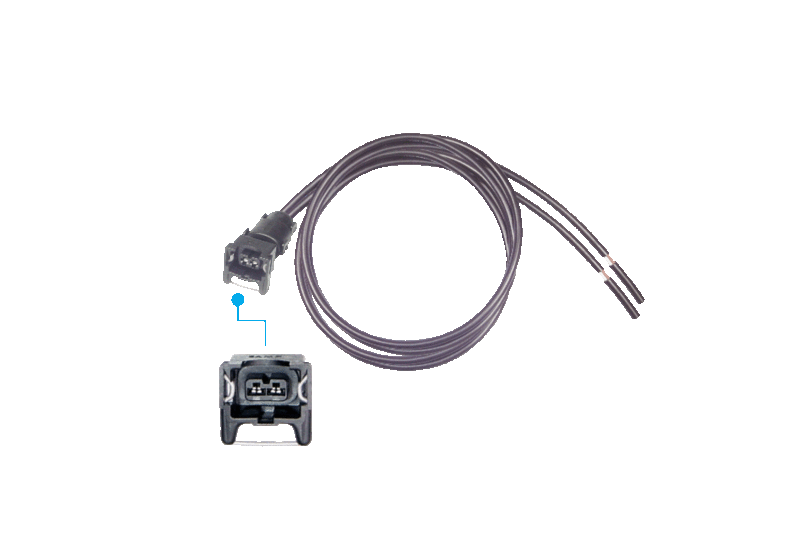 2-pin Y connecting cable JPT with socket housing