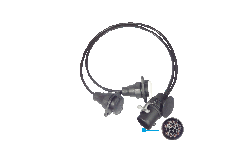 15-pin Y Adapter Cable ISO 12098 Plug to 7-pin Type N/S Sockets